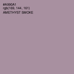 #A990A1 - Amethyst Smoke Color Image